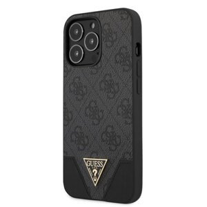 GUHCP13XPU4GHBK Guess 4G Hard Case Metal Logo Pouzdro pro iPhone 13 Pro Max Grey