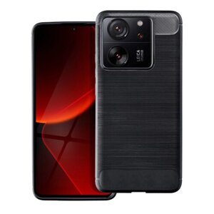 Puzdro Carbon TPU Xiaomi 13T - čierne