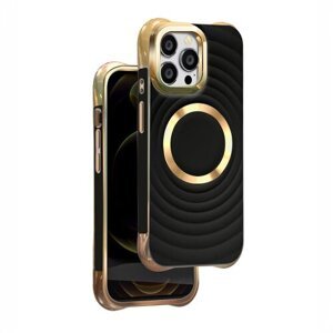 Puzdro Beauty Glam Magsafe iPhone 13/14 - čierne