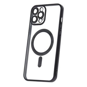 Puzdro Magsafe Shine iPhone 12 Pro Max - čierne