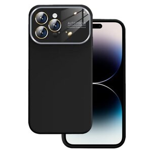 Puzdro Lens iPhone 11, silikónové - čierne KS