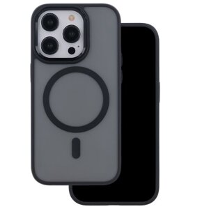 Puzdro Magsafe Frozen iPhone 14 - čierne
