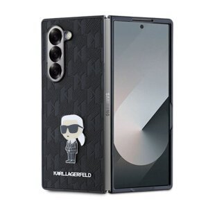 Puzdro Karl Lagerfeld PU Saffiano Monogram Ikonik Samsung Galaxy Z Fold 6 - čierne
