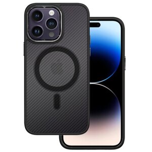 Puzdro Tel Protect Magsafe Carbon iPhone 11 Pro Max - čierne