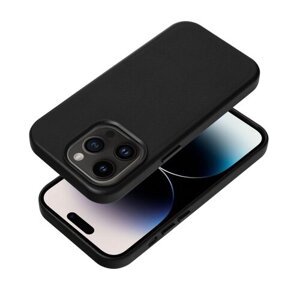Puzdro Leather Magsafe iPhone 16 Pro - čierne