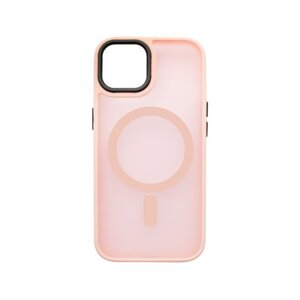 Sturdo plastové puzdro iPhone 12, ružové (Magsafe Frosted)