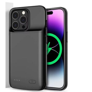 Puzdro Tech-Protect Powerbank iPhone 15 Pro Max, 8500 mAh - čierne