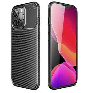 Puzdro Carbon Elite TPU Samsung Galaxy A16 - čierne