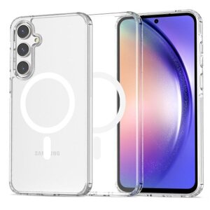 Puzdro Tech-Protect Magsafe Flexair Samsung Galaxy A55 5G - transparentné