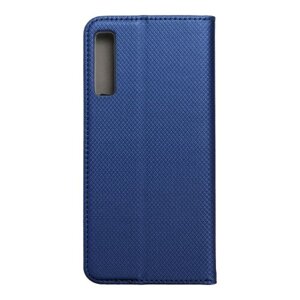 Puzdro Smart Book Samsung Galaxy A7 2018 - tmavo-modré