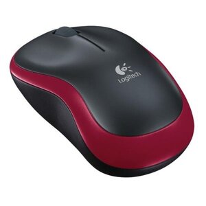 Logitech M185 - bezdrôtová myš - červená