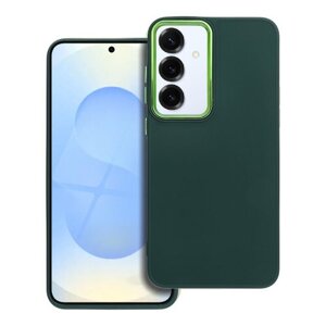 Puzdro Frame TPU Samsung Galaxy S25 Plus - zelené