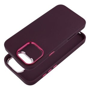 Puzdro Frame TPU iPhone 16e (SE 4 2025) - fialové