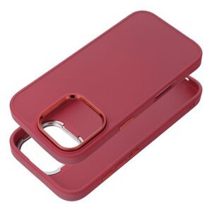 Puzdro Frame TPU iPhone 16e (SE 4 2025) - červené