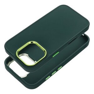 Puzdro Frame TPU iPhone 16e (SE 4 2025) - zelené