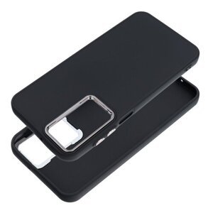Puzdro Frame TPU Samsung Galaxy S25 Edge - čierne