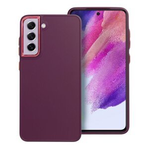 Puzdro Frame TPU Samsung Galaxy S21 FE - fialové