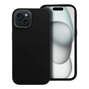 Puzdro Frame TPU iPhone 15 - čierne