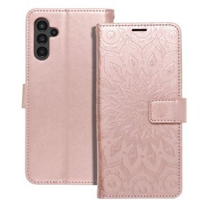 Puzdro Mezzo Book Samsung Galaxy A13 5G/A04S, vzor mandala - ružovo-zlaté