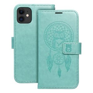 Puzdro Mezzo Book iPhone 11, vzor, vzor dreamcatcher - zelené