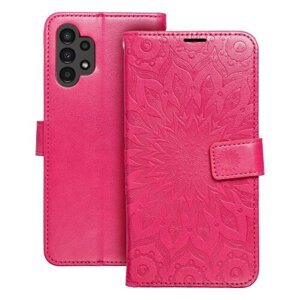 Puzdro Mezzo Book Samsung Galaxy A13 4G, vzor mandala - červené