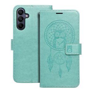 Puzdro Mezzo Book Samsung Galaxy A15 4G/A15 5G, vzor dreamcatcher - zelené