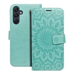 Puzdro Mezzo Book Samsung Galaxy A25 5G, vzor mandala - zelené
