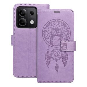 Puzdro Mezzo Book Xiaomi Redmi Note 13 5G, vzor dreamcatcher - fialové