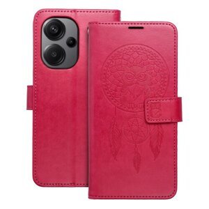 Puzdro Mezzo Book Xiaomi Redmi Note 13 Pro Plus 5G, vzor dreamcatcher - červené