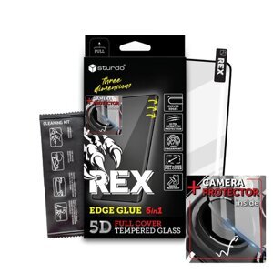 Sturdo REX ochr. + sklo na fotoaparát Xiaomi Redmi Note 14 Pro+ 5G (6in1 EDGE GLUE)