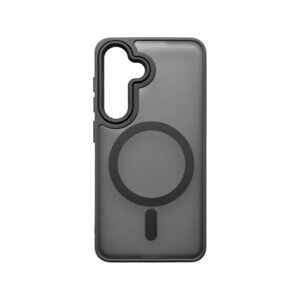 Sturdo plastové puzdro Samsung Galaxy S25+, čierne (Magsafe Frosted)
