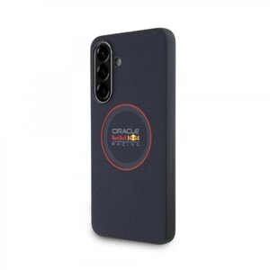 Red Bull PU Leather Red Ring Zadní Kryt pro Samsung Galaxy A56 Navy