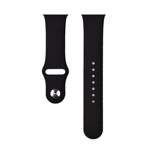 Náramok Devia pre Apple Watch 38/40/41/42mm, silikónový - čierny