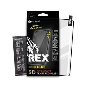 Ochranné sklo Sturdo Rex Motorola Edge 60, celotvárové - čierne