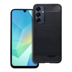Puzdro Carbon Lux TPU Samsung Galaxy A16 5G/A16 4G - čierne
