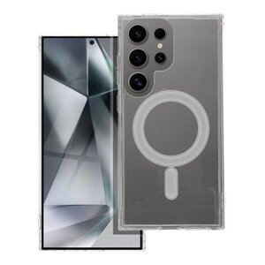 CLEAR MAG COVER case compatible with MagSafe for SAMSUNG S25 Plus transparent