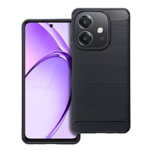 Puzdro Carbon Lux TPU Oppo A40 - čierne