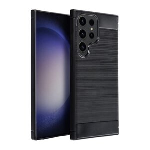 Puzdro Carbon Lux TPU Xiaomi Redmi Note 14S - čierne