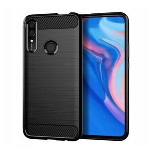 Puzdro Carbon Lux TPU Huawei P Smart Z - čierne
