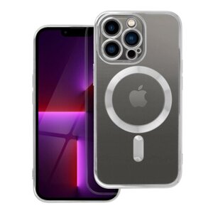 ELECTRO MAG COVER case compatible with MagSafe for IPHONE 13 Pro silver