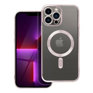 Puzdro Magsafe Shine iPhone 13 Pro Max - ružovo-zlaté