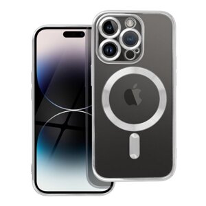 ELECTRO MAG COVER case compatible with MagSafe for IPHONE 14 Pro silver
