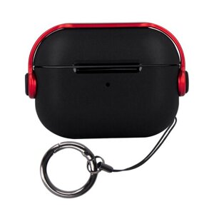 Puzdro Headset Airpods Pro 2 - čierno-červené